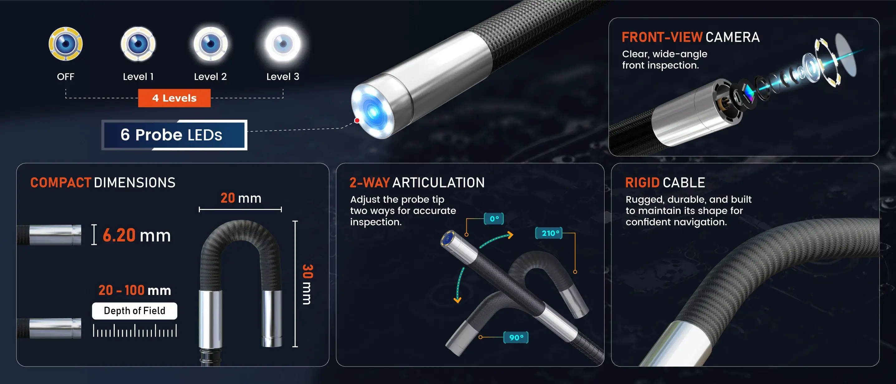 ROVE RS2 two-way articulating probe