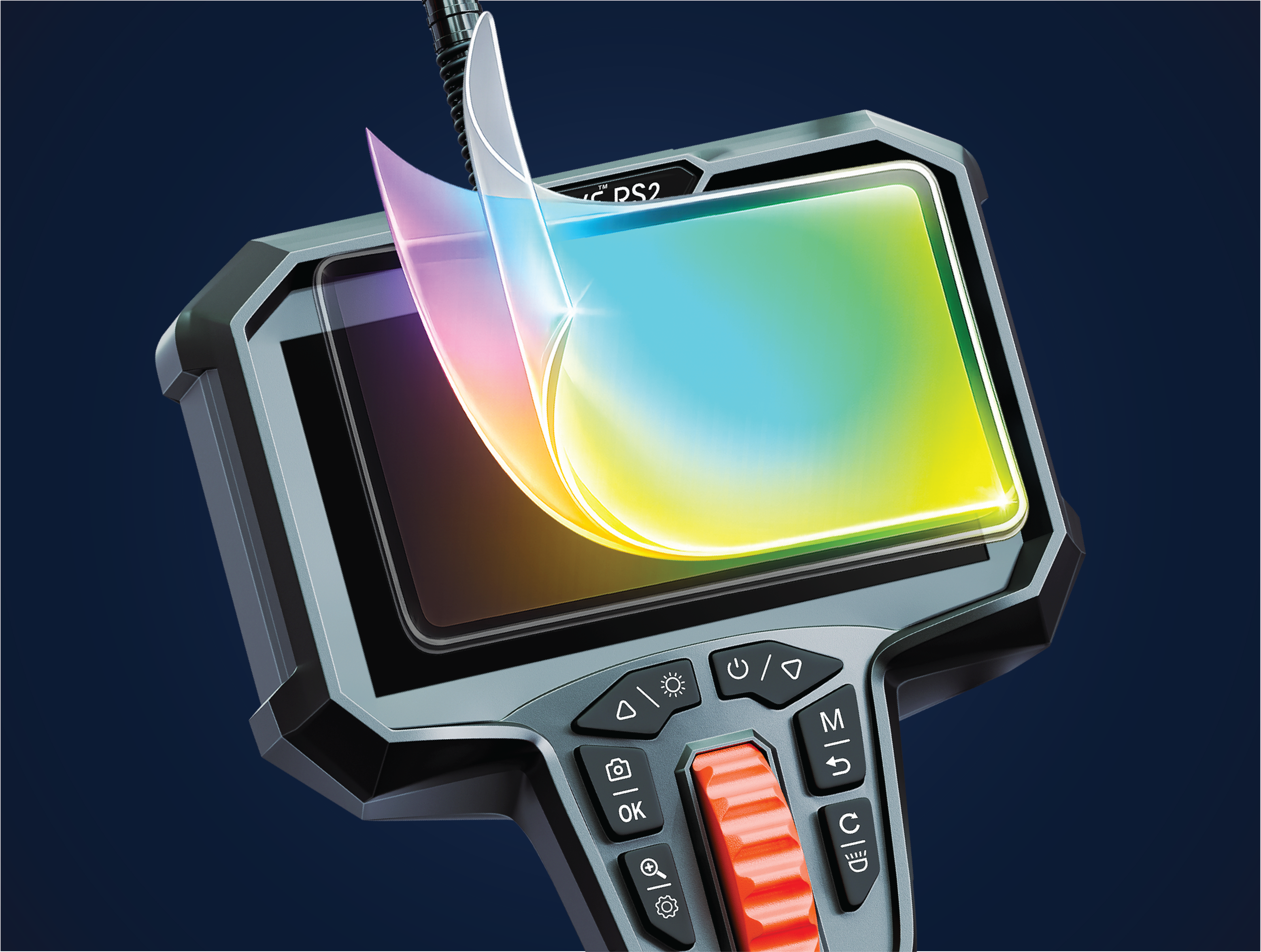 RS2 screen showing iridescent rainbow color reference
